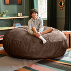 Jaxx Cocoon 6 pieds - Fauteuil poire géant 2 en 1 pour adultes et lit poire convertible