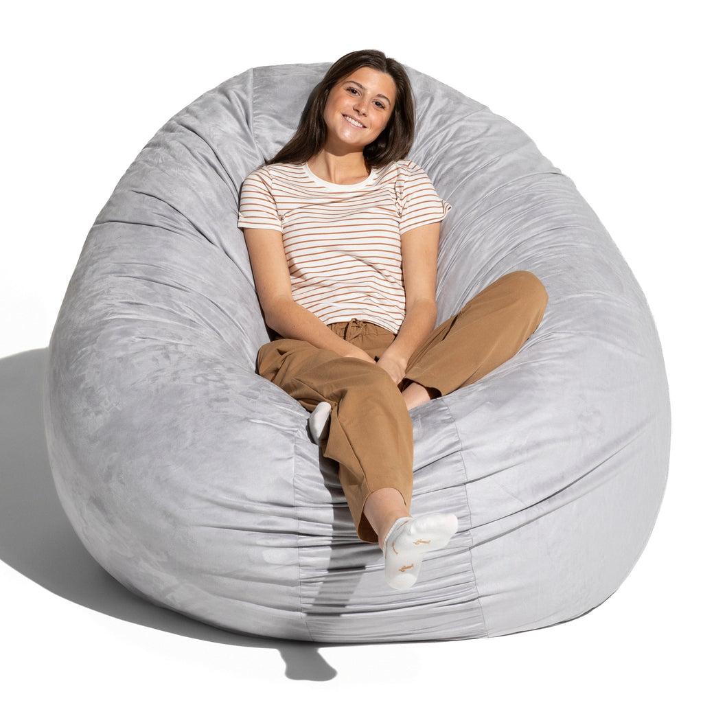 Jaxx Cocoon 6 pieds - Fauteuil poire géant 2 en 1 pour adultes et lit poire convertible