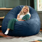Jaxx Cocoon 6 pieds - Fauteuil poire géant 2 en 1 pour adultes et lit poire convertible