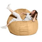 Jaxx Cocoon 6 pieds - Fauteuil poire géant 2 en 1 pour adultes et lit poire convertible