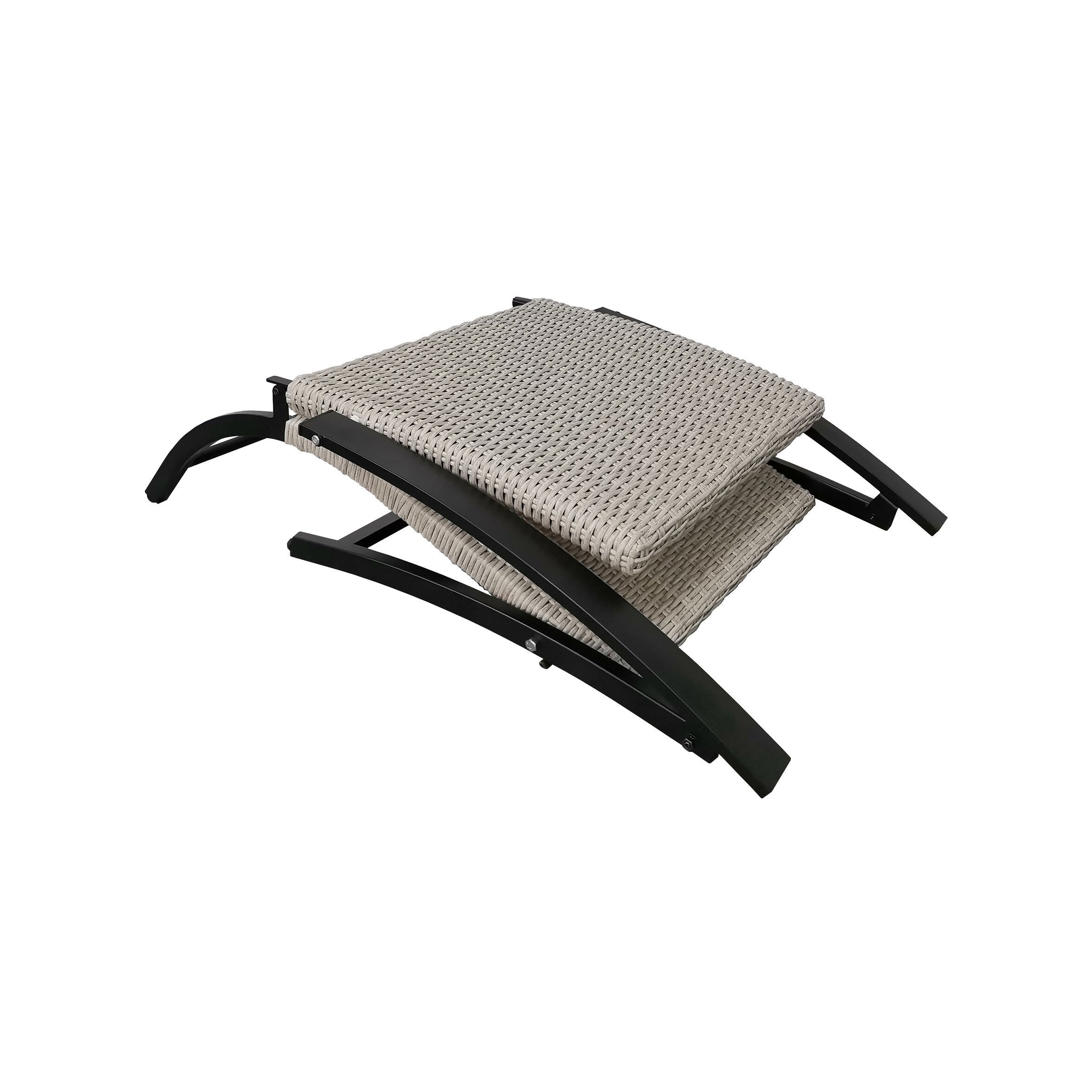 Ensemble de 4 chaises pliantes à assise profonde Jericho