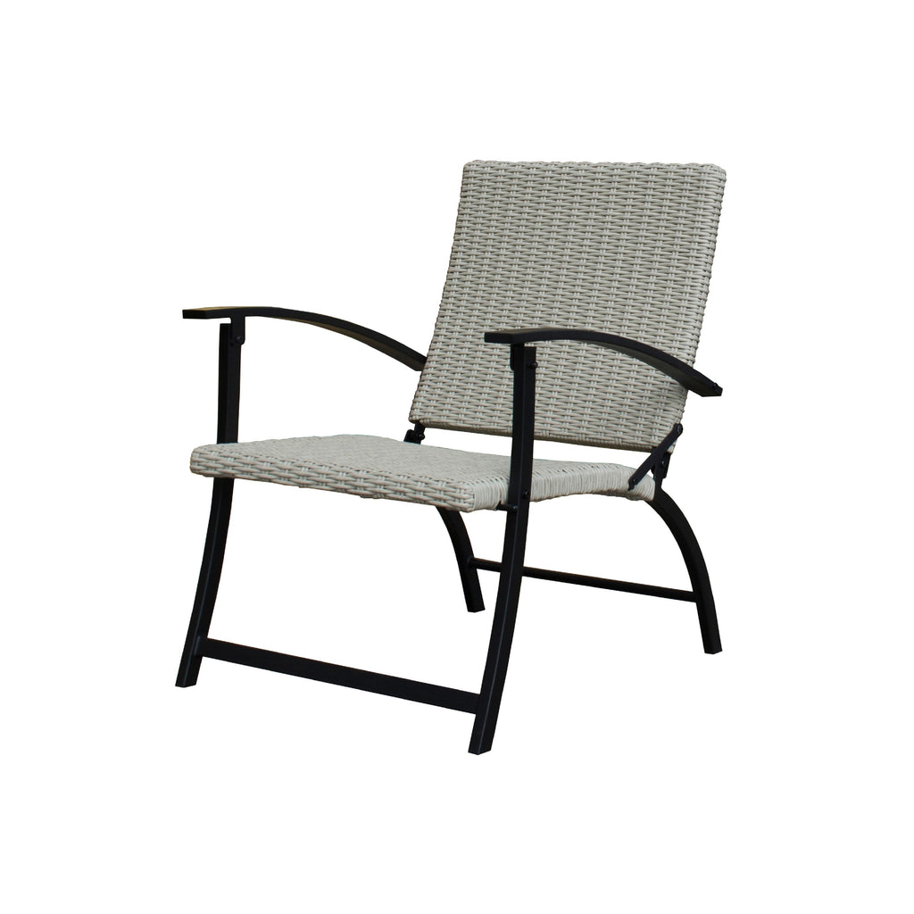 Ensemble de 4 chaises pliantes à assise profonde Jericho
