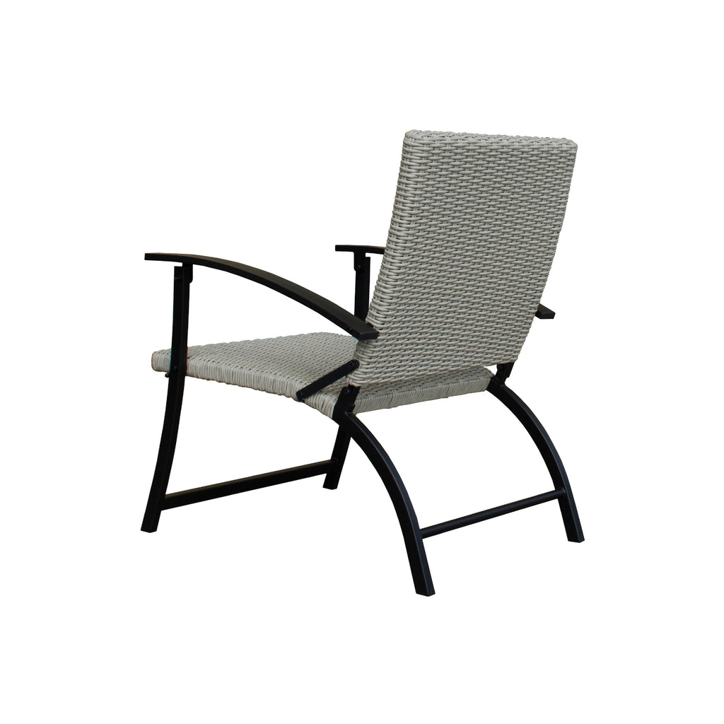 Ensemble de 4 chaises pliantes à assise profonde Jericho