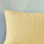 Parure de lit réversible en coton avec coussin décoratif Jessie Rainbow Sunburst pour enfants au design intelligent