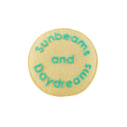 Parure de lit réversible en coton avec coussin décoratif Jessie Rainbow Sunburst pour enfants au design intelligent