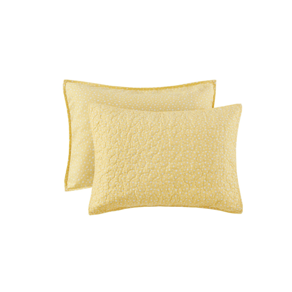 Parure de lit réversible en coton avec coussin décoratif Jessie Rainbow Sunburst pour enfants au design intelligent