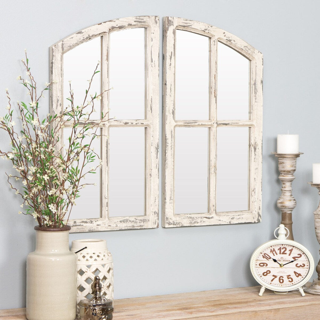 Miroirs à vitres cintrées Jolene (lot de 2)