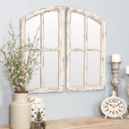 Miroirs à vitres cintrées Jolene (lot de 2)