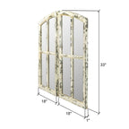 Miroirs à vitres cintrées Jolene (lot de 2)