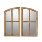 Miroirs à vitres cintrées Jolene (lot de 2)