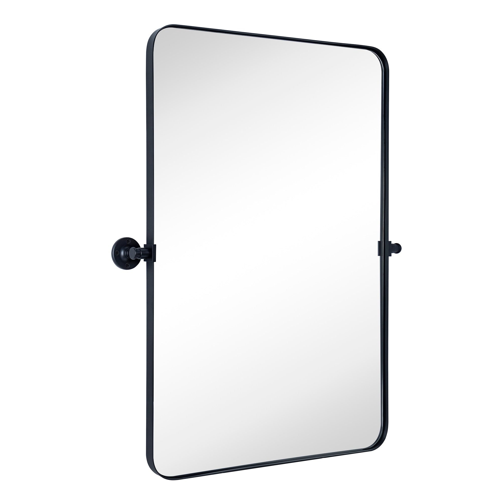 Miroir mural rectangulaire pivotant et inclinable en métal TEHOME Jonathan