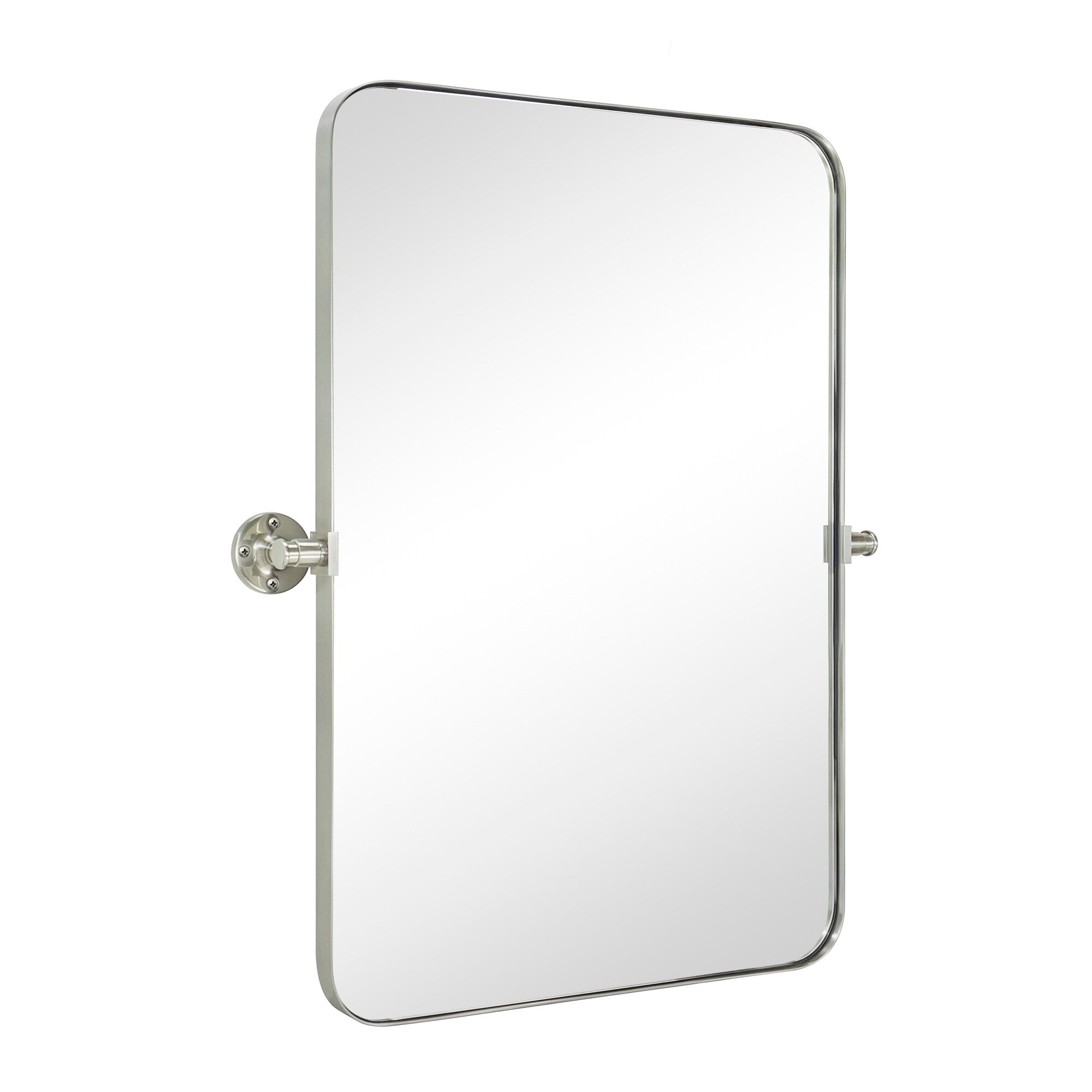 Miroir mural rectangulaire pivotant et inclinable en métal TEHOME Jonathan