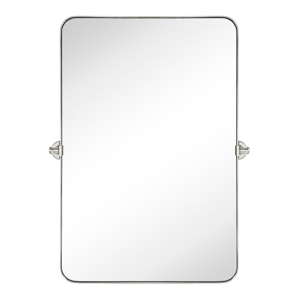 Miroir mural rectangulaire pivotant et inclinable en métal TEHOME Jonathan