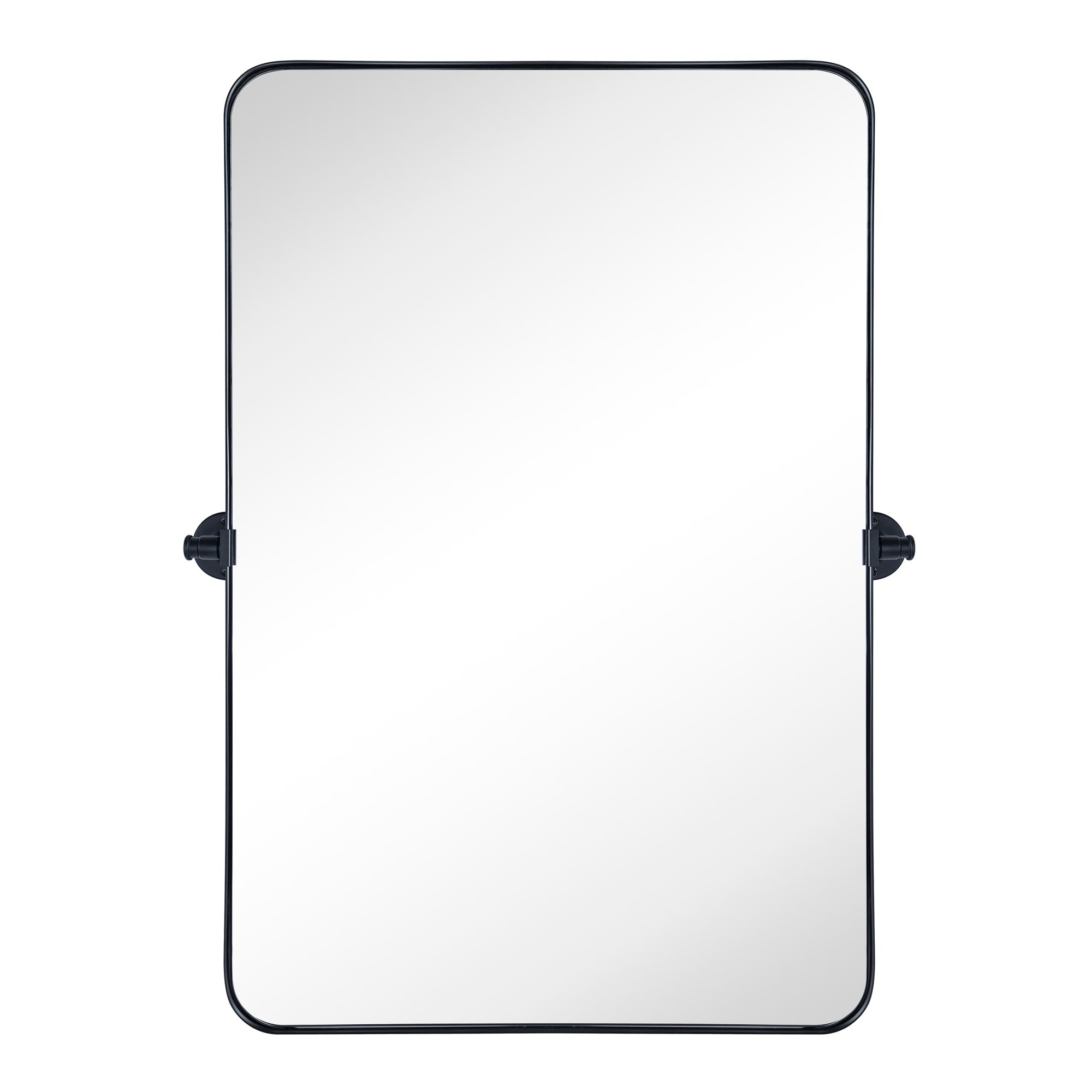 Miroir mural rectangulaire pivotant et inclinable en métal TEHOME Jonathan