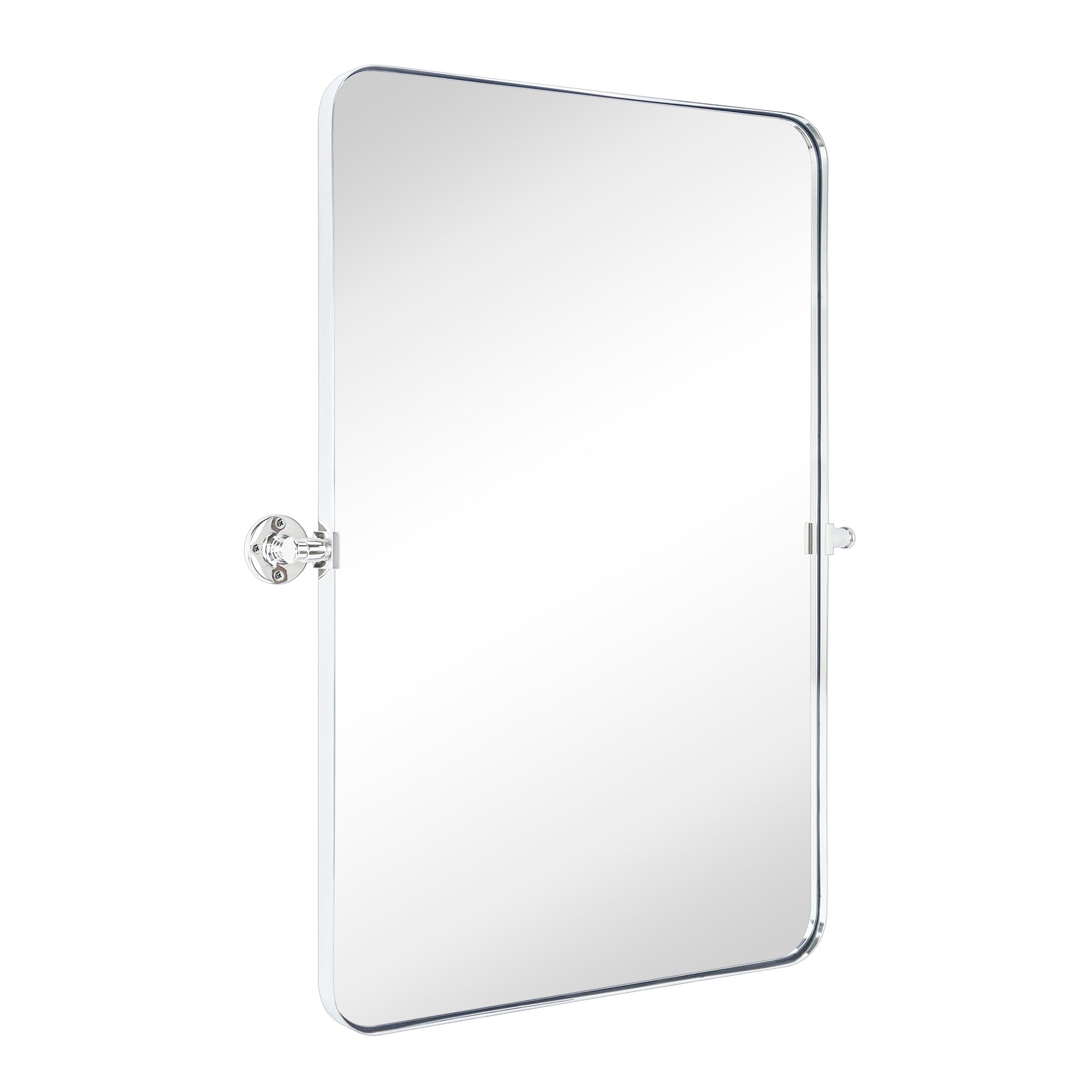 Miroir mural rectangulaire pivotant et inclinable en métal TEHOME Jonathan