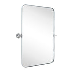 Miroir mural rectangulaire pivotant et inclinable en métal TEHOME Jonathan