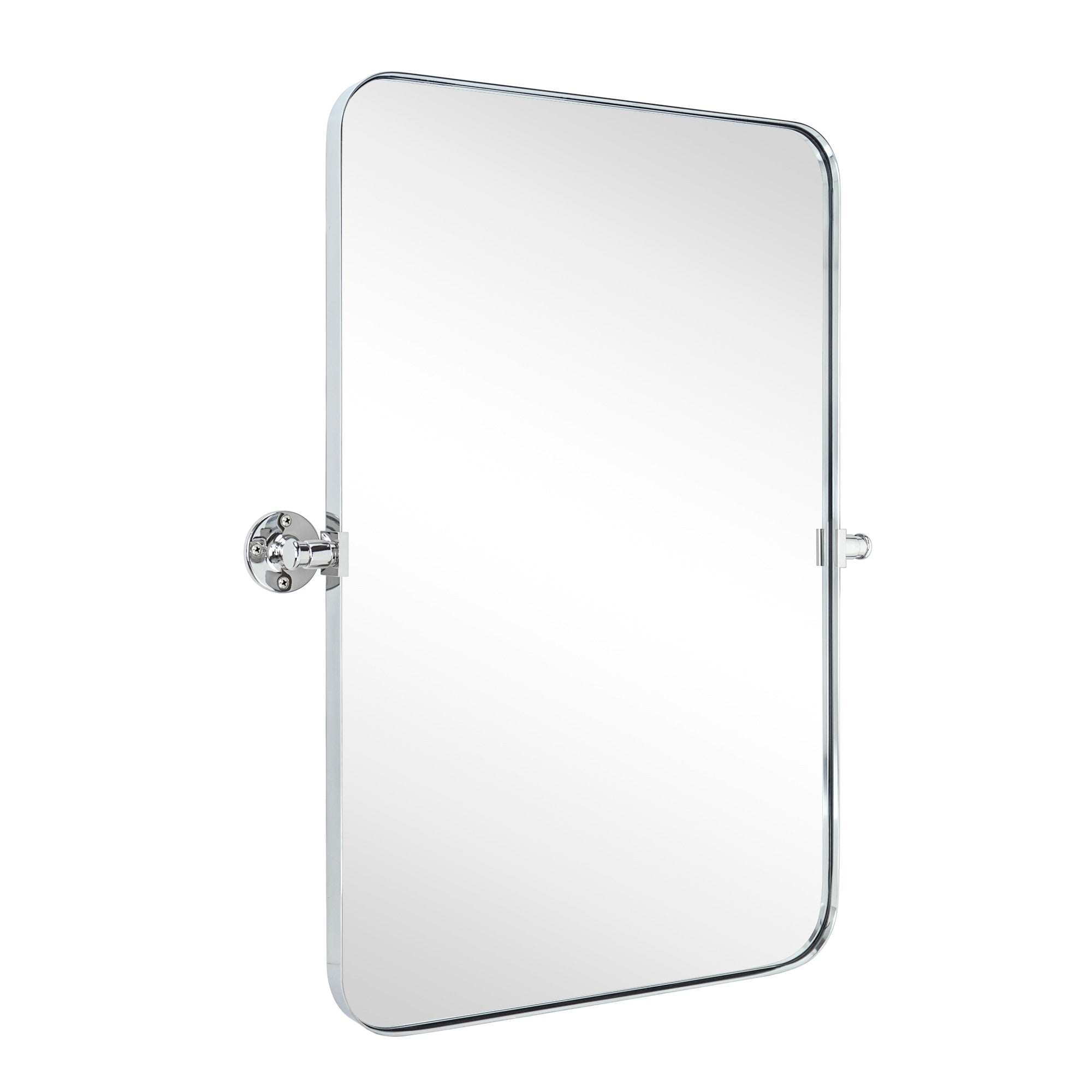 Miroir mural rectangulaire pivotant et inclinable en métal TEHOME Jonathan