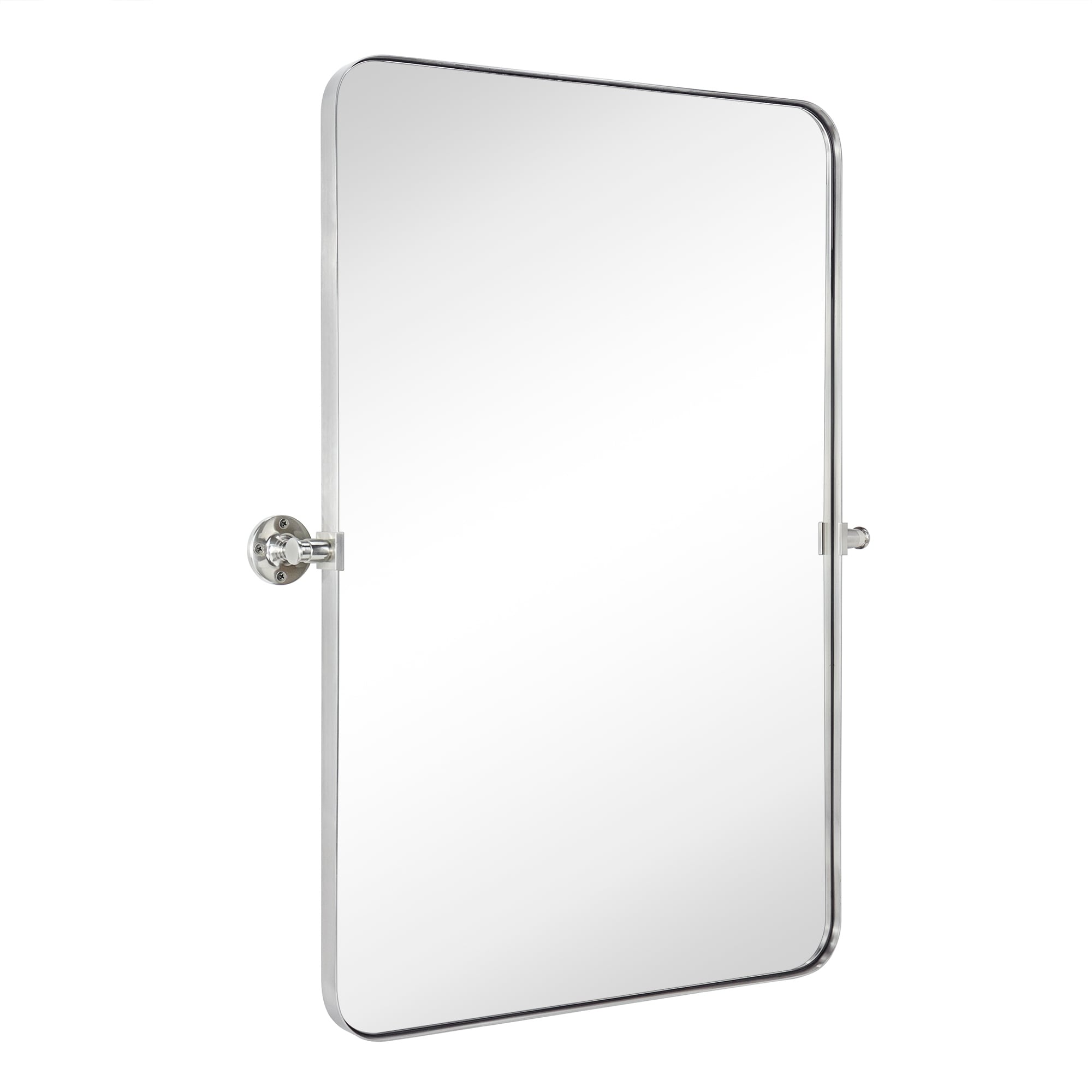 Miroir mural rectangulaire pivotant et inclinable en métal TEHOME Jonathan