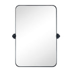 Miroir mural rectangulaire pivotant et inclinable en métal TEHOME Jonathan