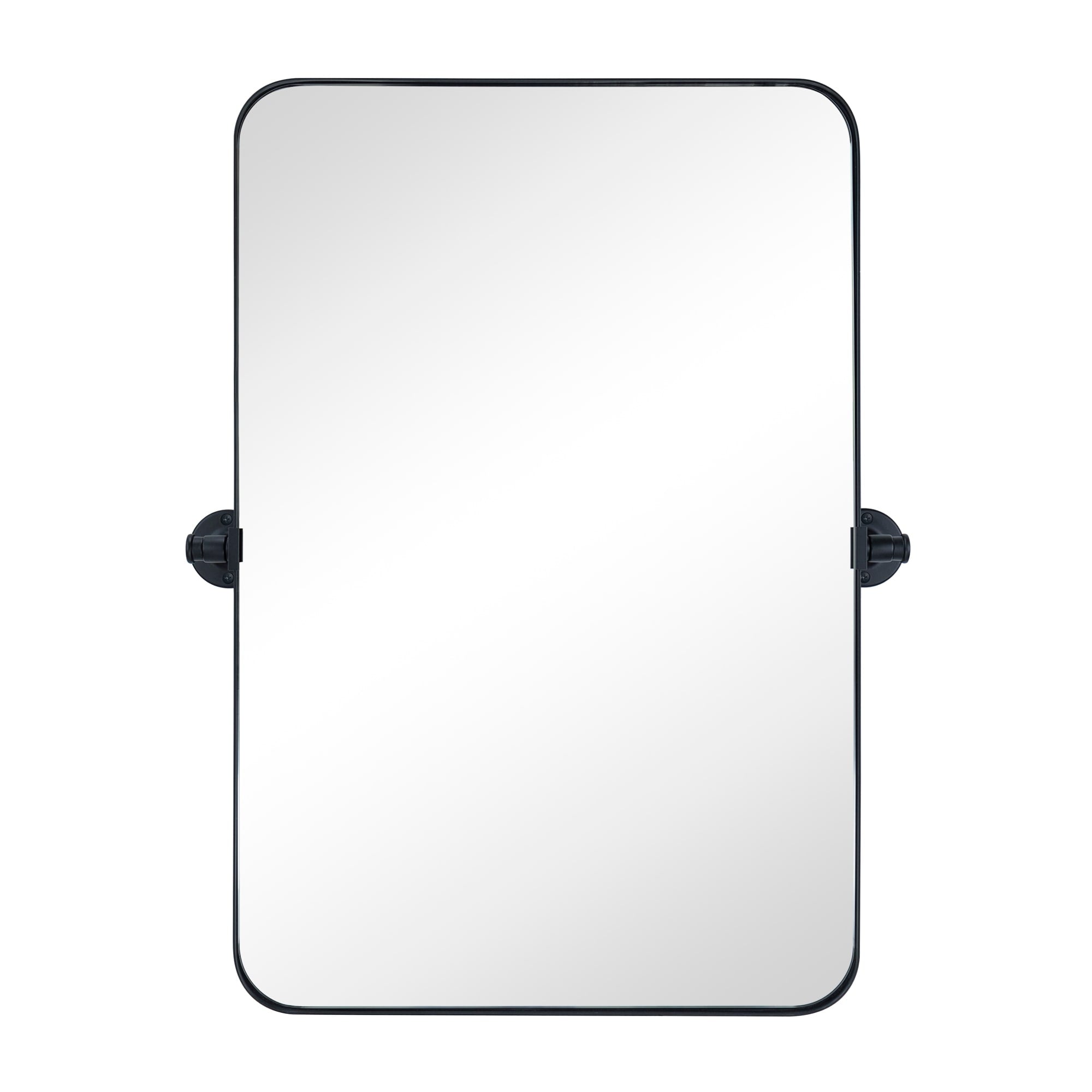 Miroir mural rectangulaire pivotant et inclinable en métal TEHOME Jonathan