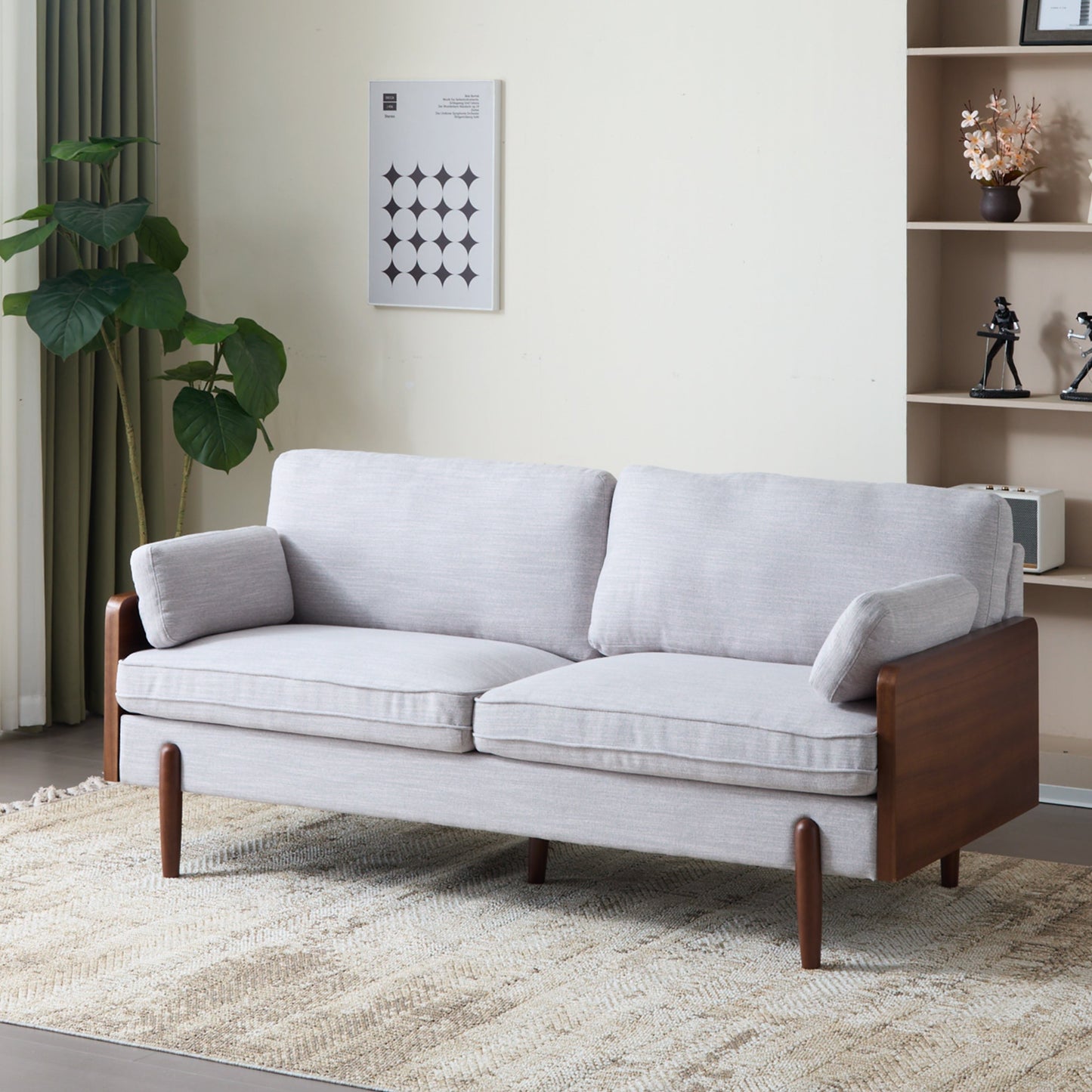 Canapé Jose Mid-Century Modern par Christopher Knight Home