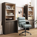 Chaise de travail moderne Joseph en similicuir avec verrouillage de l'inclinaison et inclinaison centrale par HULALA HOME