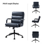 Chaise de travail moderne Joseph en similicuir avec verrouillage de l'inclinaison et inclinaison centrale par HULALA HOME