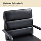 Chaise de travail moderne Joseph en similicuir avec verrouillage de l'inclinaison et inclinaison centrale par HULALA HOME