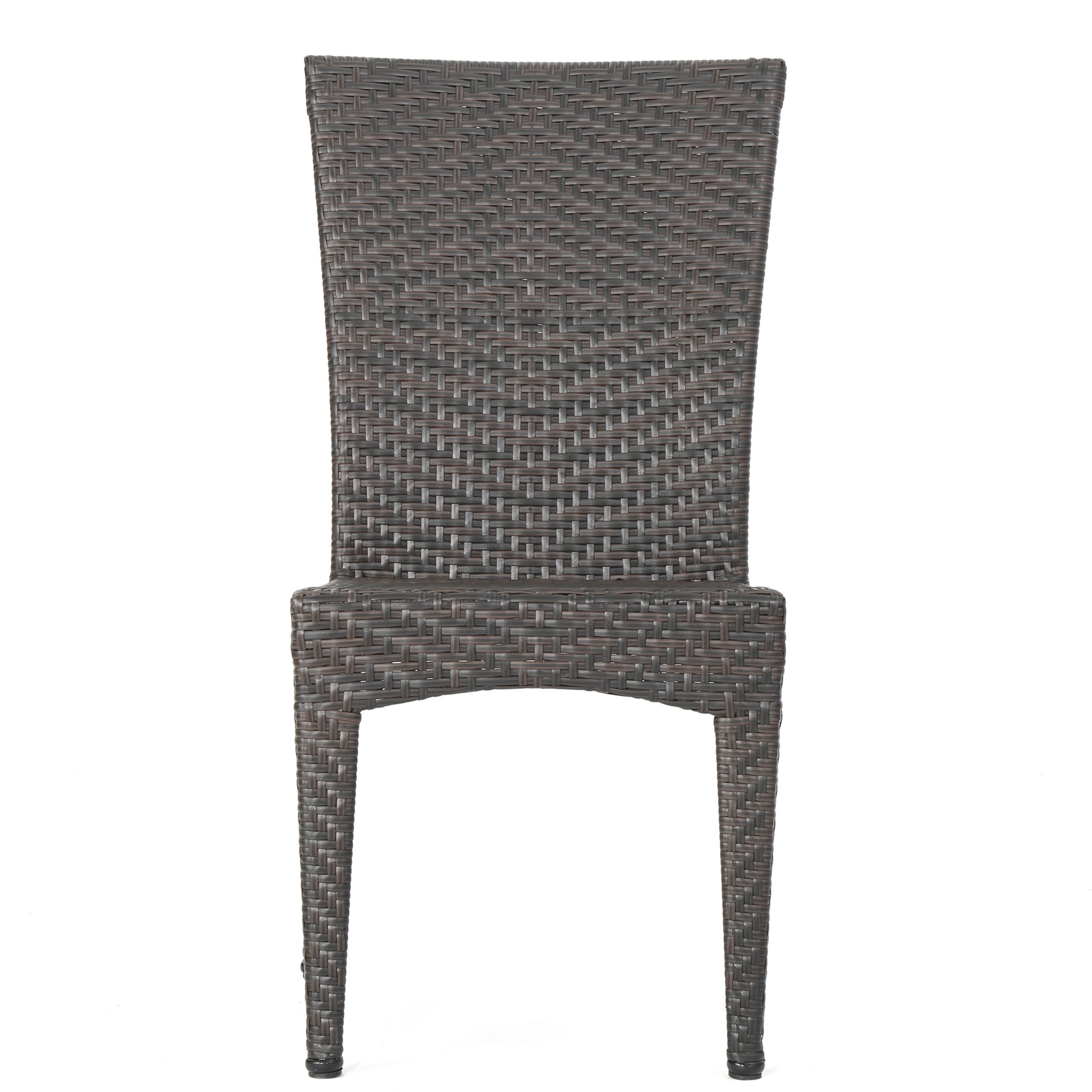 Ensemble de bistrot d'extérieur Josh en osier multicolore 3 pièces par Christopher Knight Home