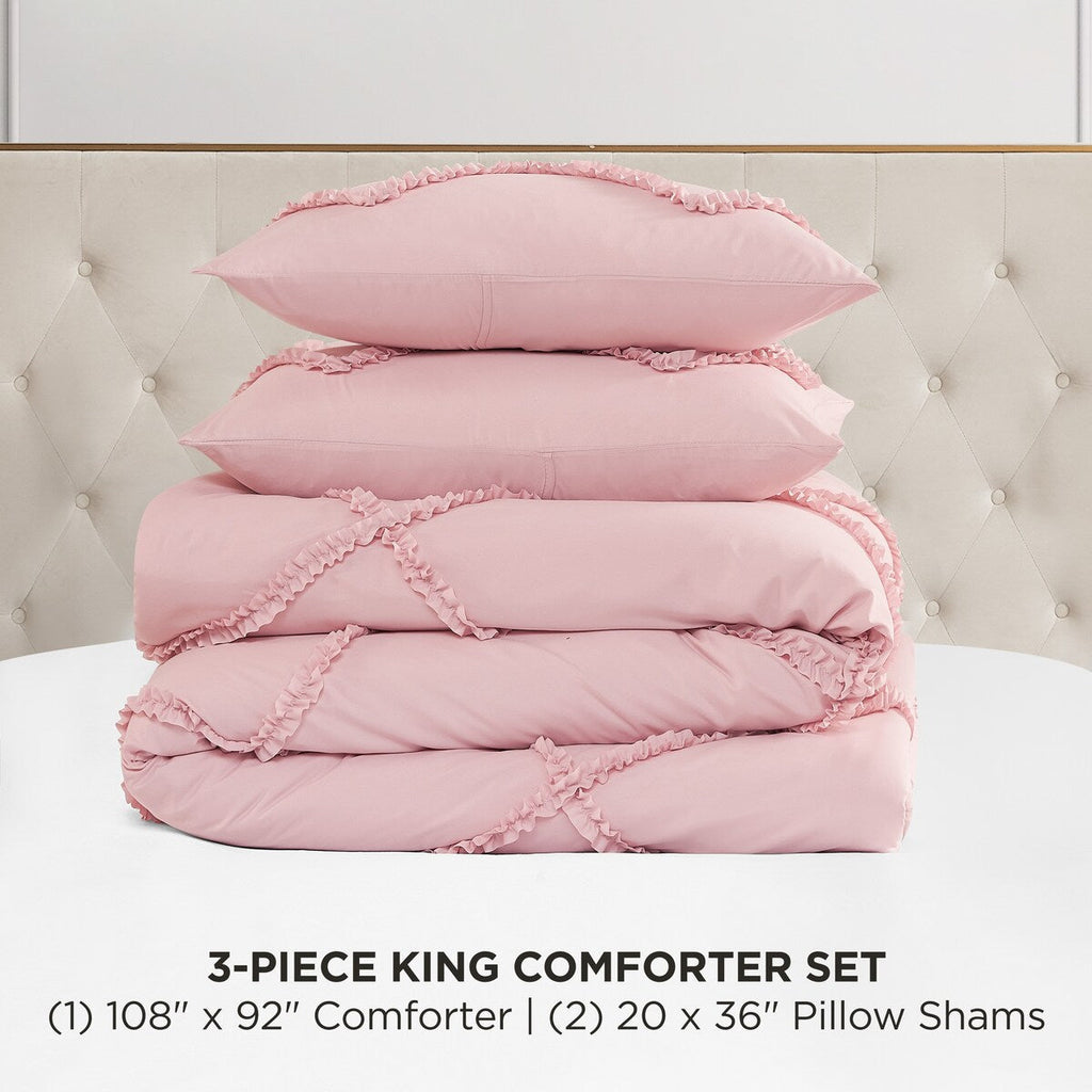 Parure de couette réversible à volants diamantés Juicy Couture