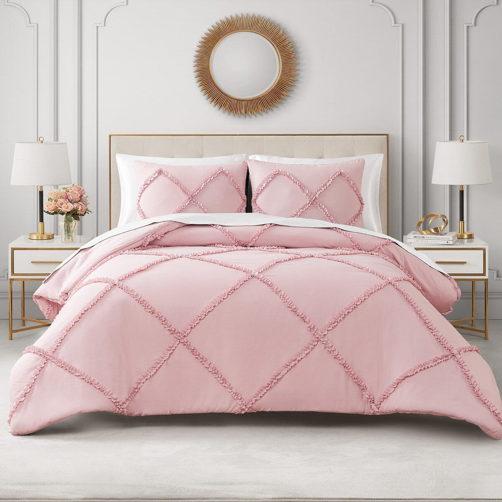 Parure de couette réversible à volants diamantés Juicy Couture