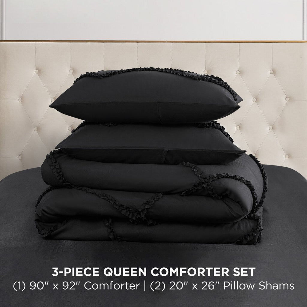 Parure de couette réversible à volants diamantés Juicy Couture