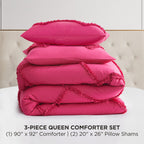 Parure de couette réversible à volants diamantés Juicy Couture