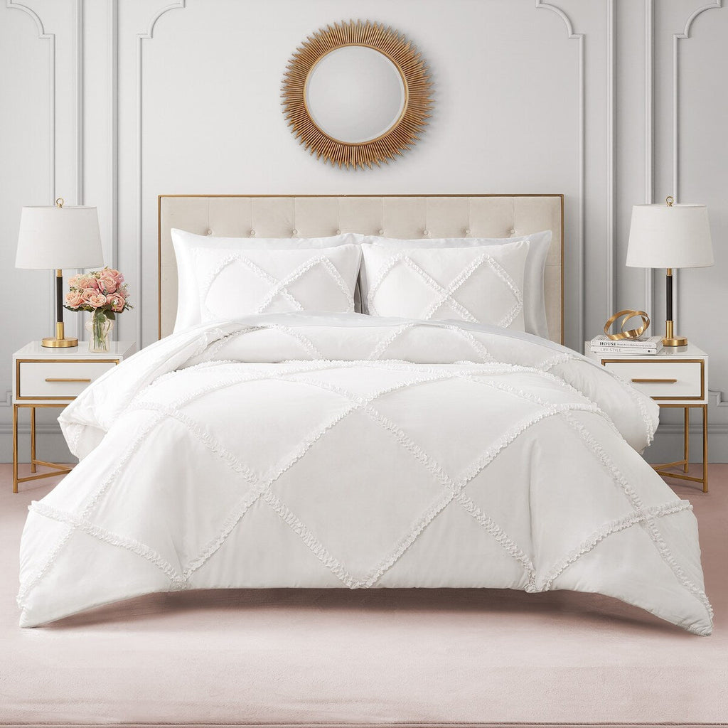 Parure de couette réversible à volants diamantés Juicy Couture
