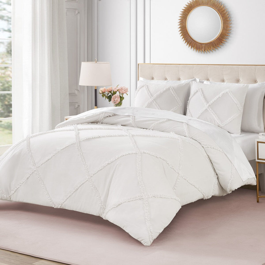 Parure de couette réversible à volants diamantés Juicy Couture