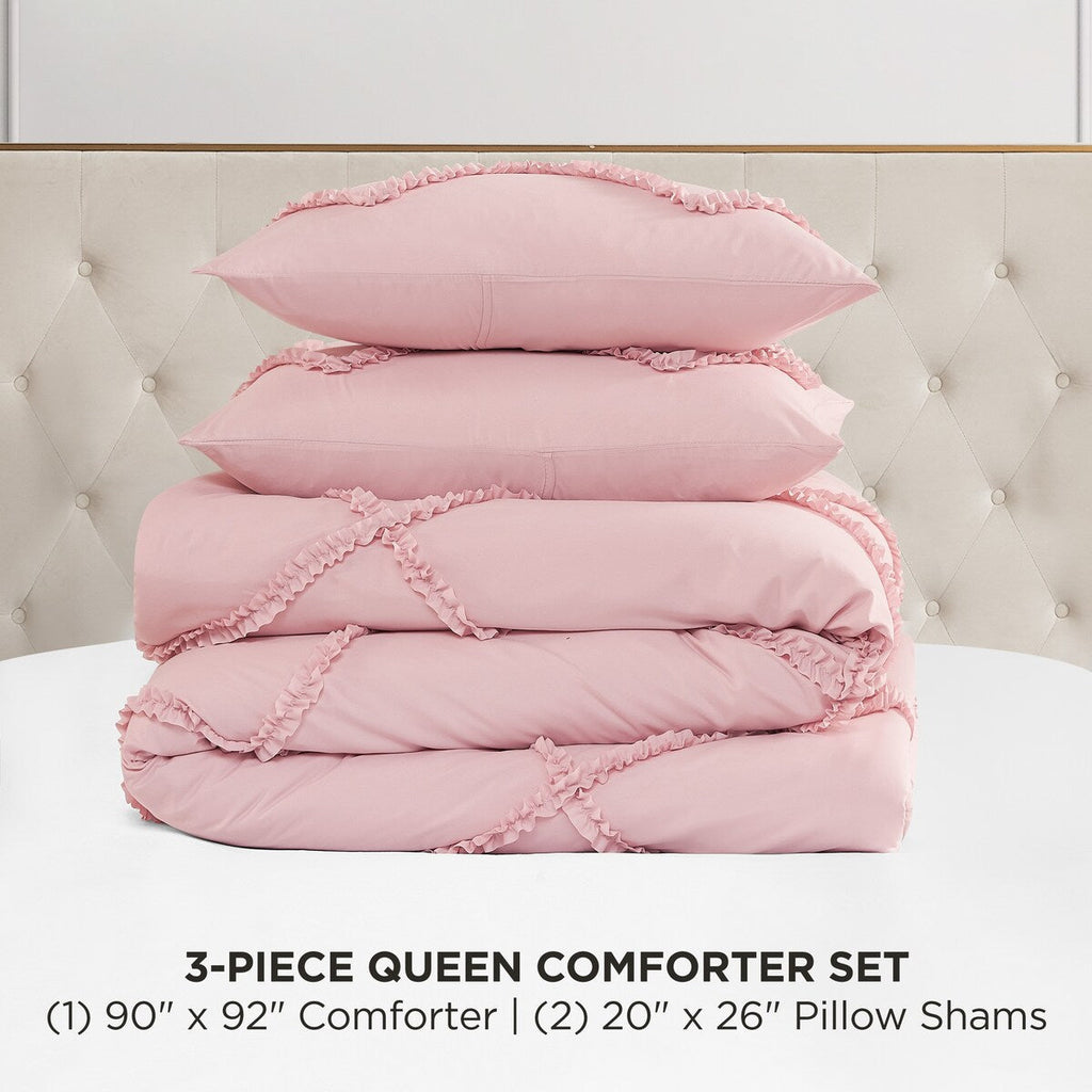 Parure de couette réversible à volants diamantés Juicy Couture