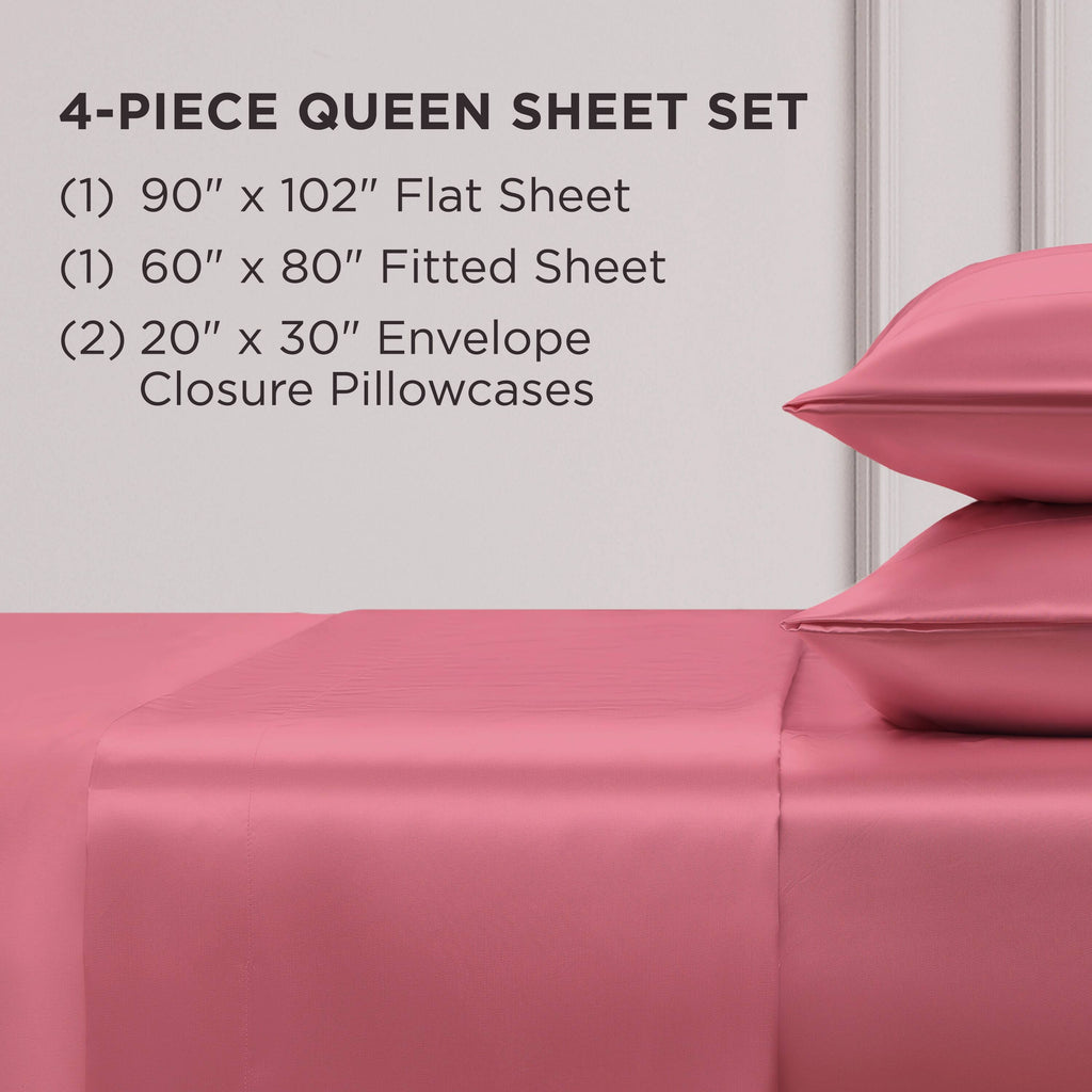 Ensemble de draps en satin soyeux Juicy Couture