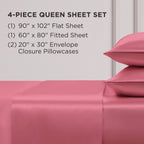 Ensemble de draps en satin soyeux Juicy Couture