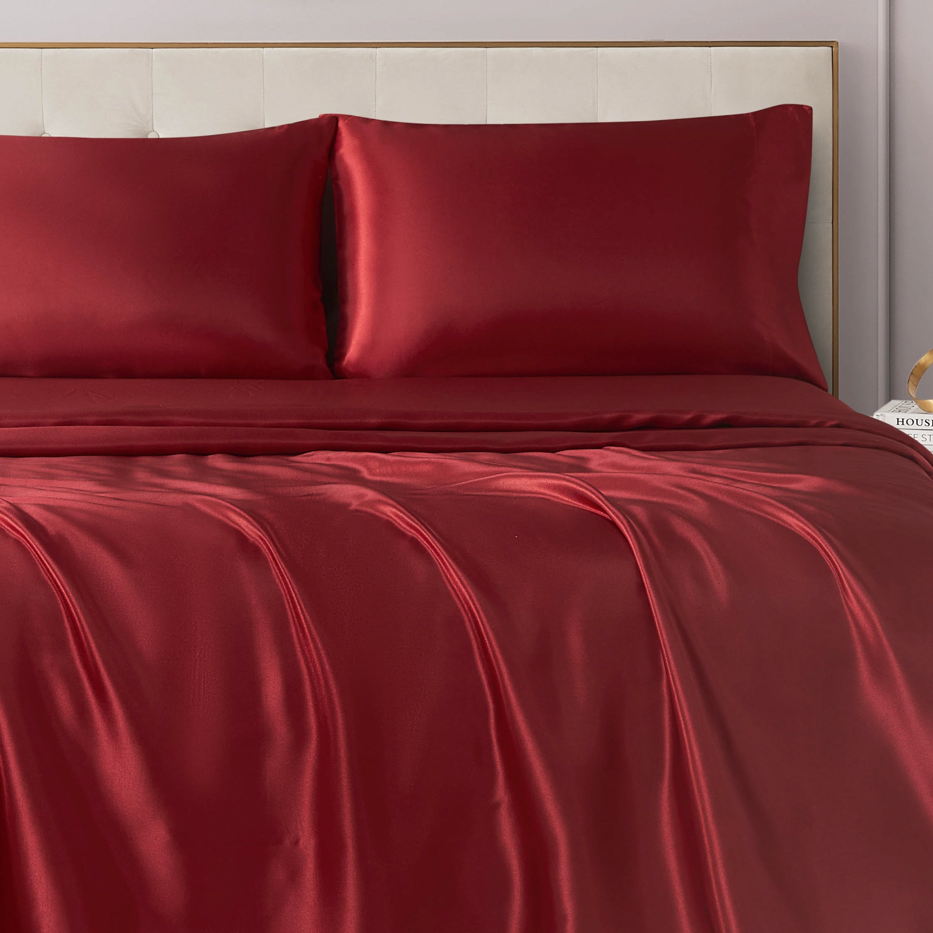Ensemble de draps en satin soyeux Juicy Couture