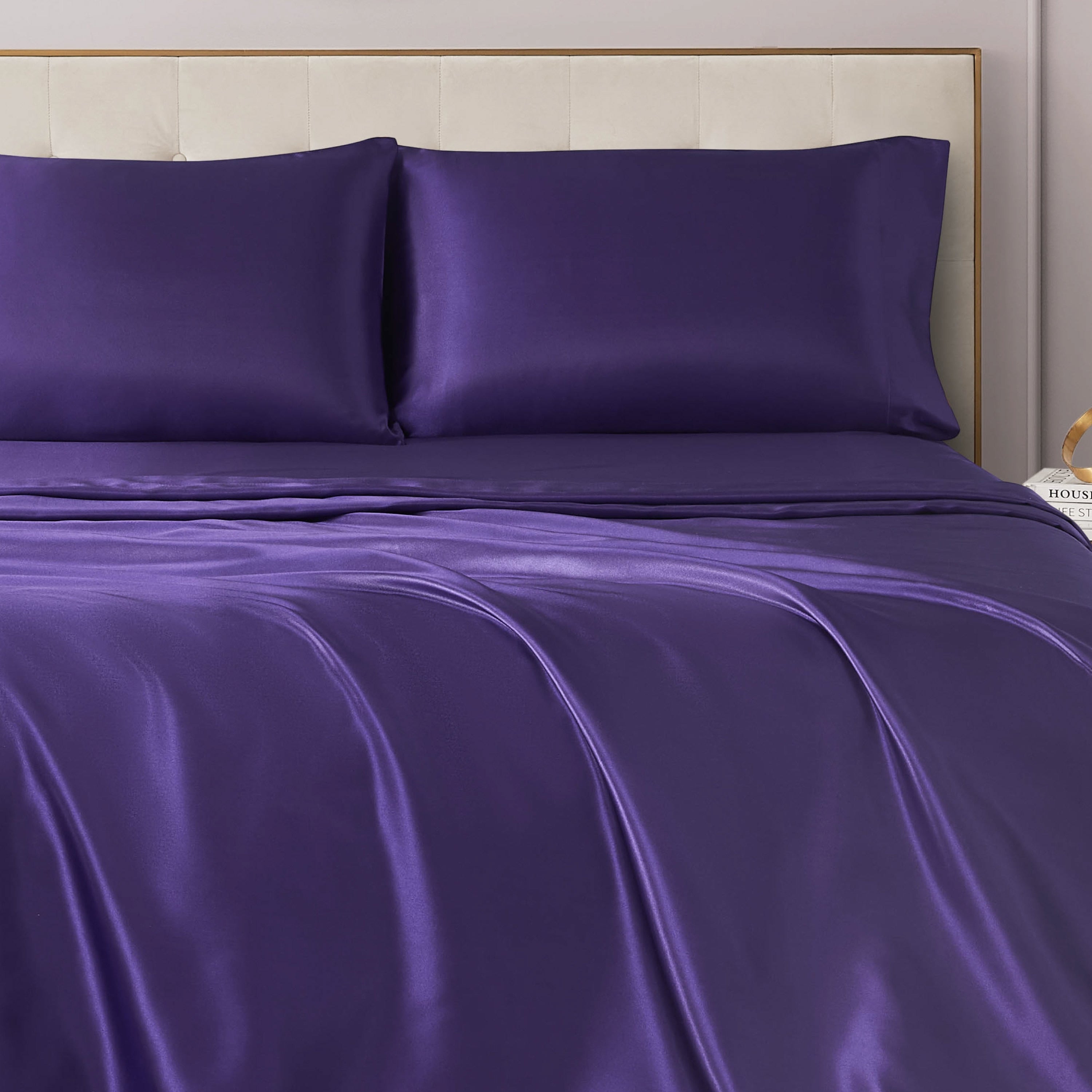 Ensemble de draps en satin soyeux Juicy Couture