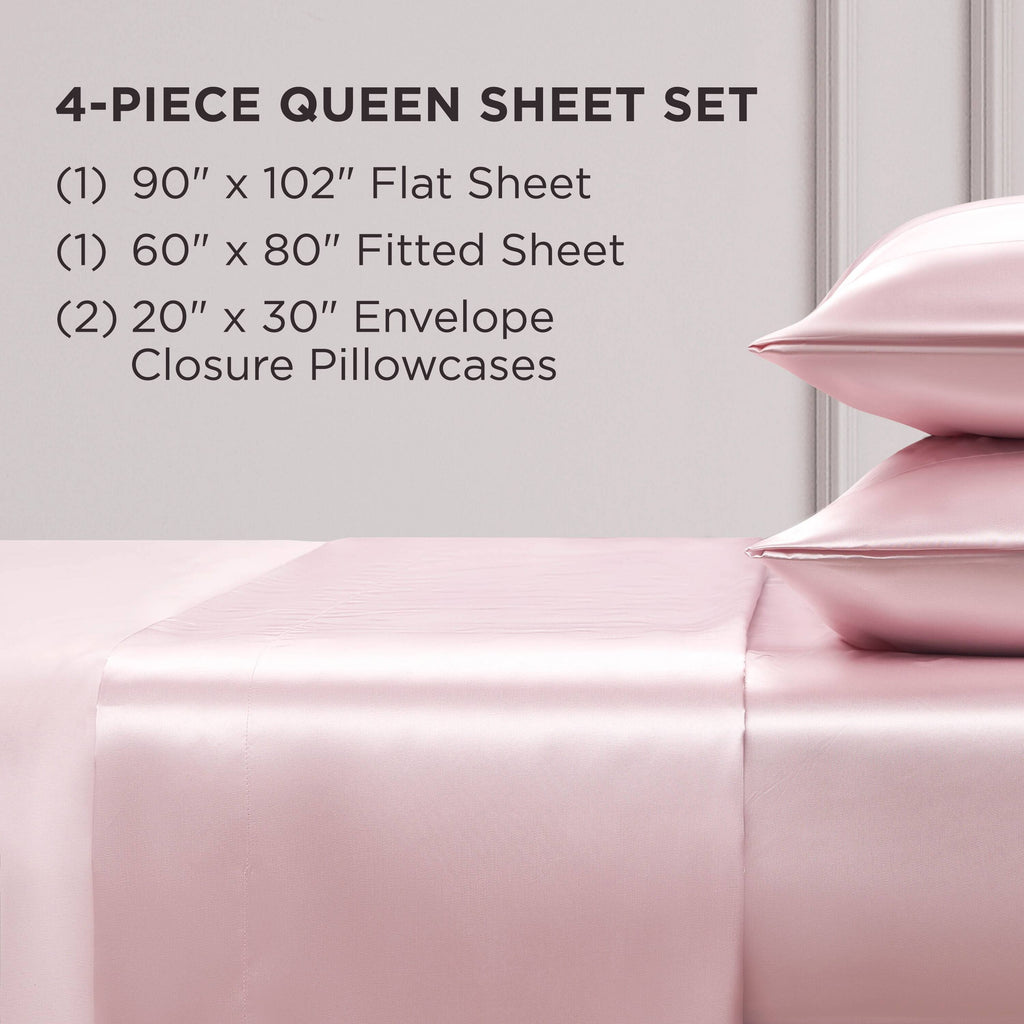 Ensemble de draps en satin soyeux Juicy Couture