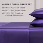 Ensemble de draps en satin soyeux Juicy Couture