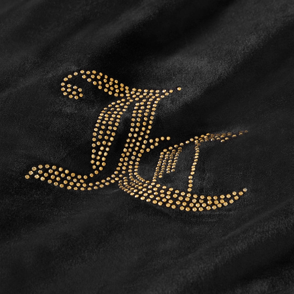 Ensembles de couette et taies d'oreiller en velours uni Juicy Couture
