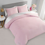 Ensembles de couette et taies d'oreiller en velours uni Juicy Couture