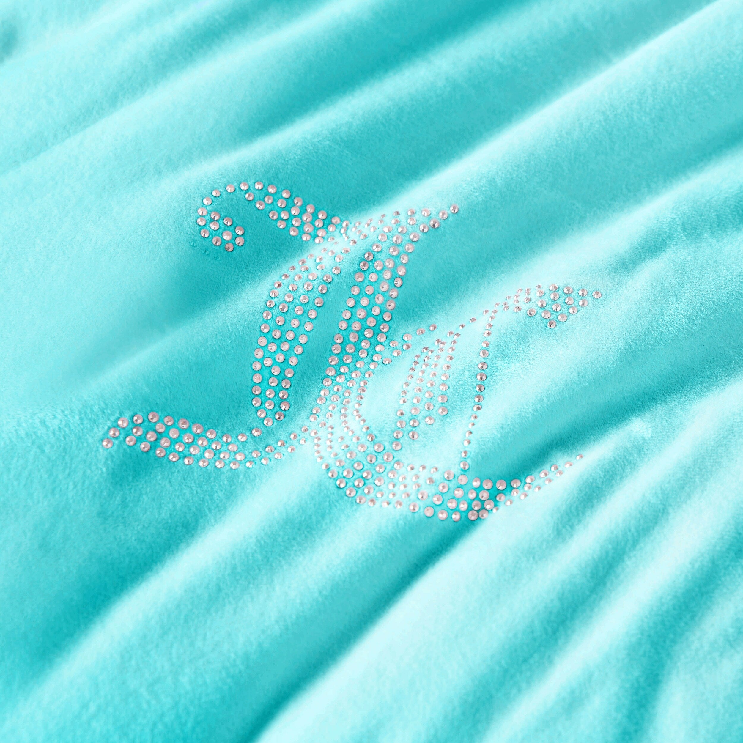 Ensembles de couette et taies d'oreiller en velours uni Juicy Couture