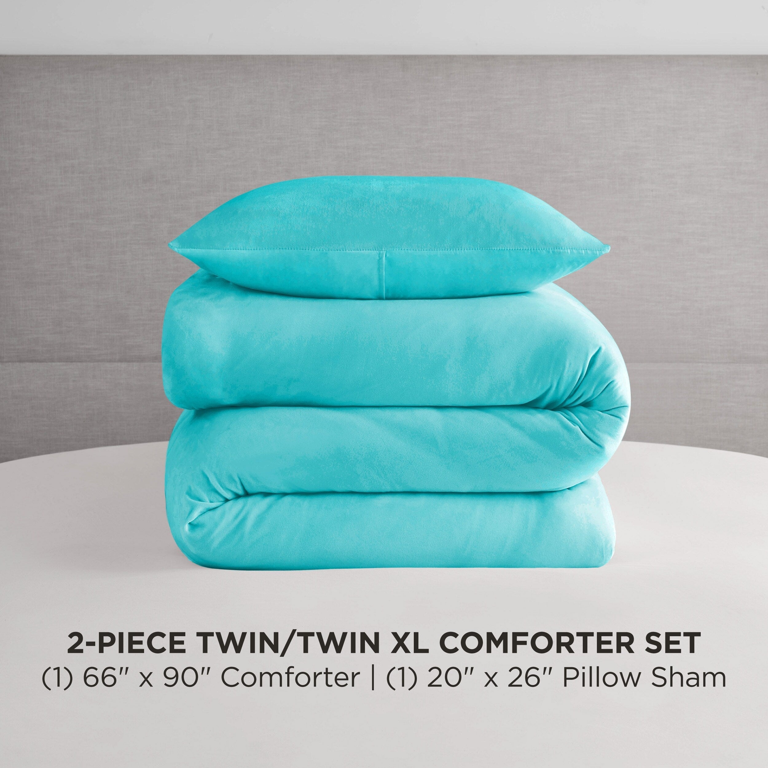 Ensembles de couette et taies d'oreiller en velours uni Juicy Couture