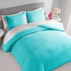 Ensembles de couette et taies d'oreiller en velours uni Juicy Couture