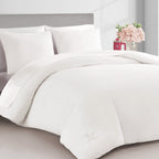Ensembles de couette et taies d'oreiller en velours uni Juicy Couture