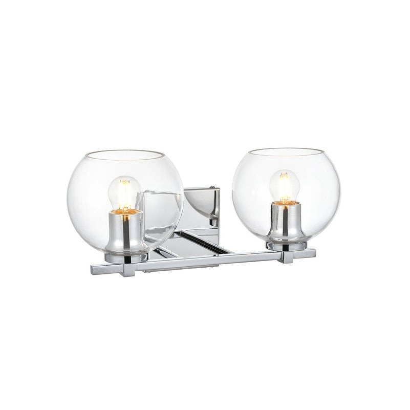 Applique de salle de bain Julian 1 lumière noire et transparente