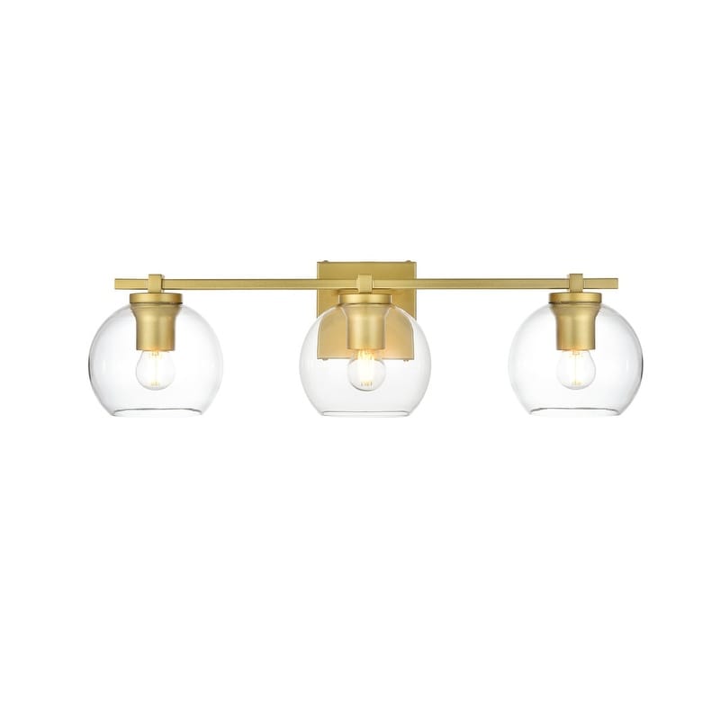 Applique de salle de bain Julian 1 lumière noire et transparente